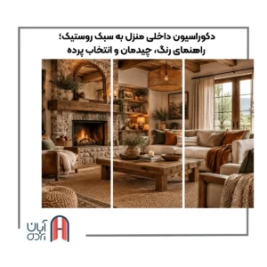 دکوراسیون داخلی منزل به سبک روستیک